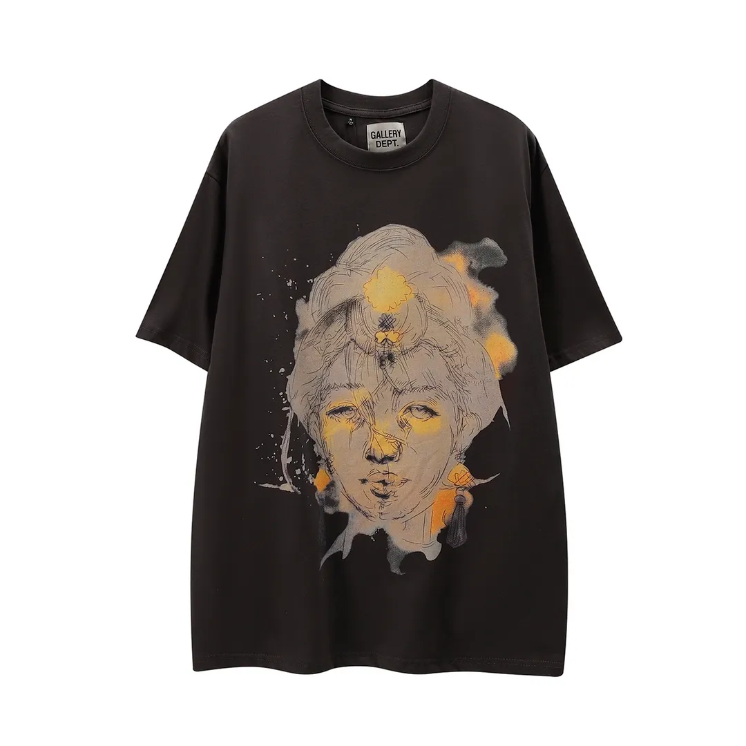 GALLERY. DEPT new short-sleeved T-shirt Style number: D2356 P116 Color: Black Size: S M L XL